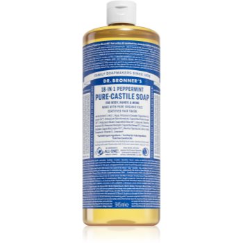 Dr. Bronner’s Peppermint săpun lichid universal - imagine 2